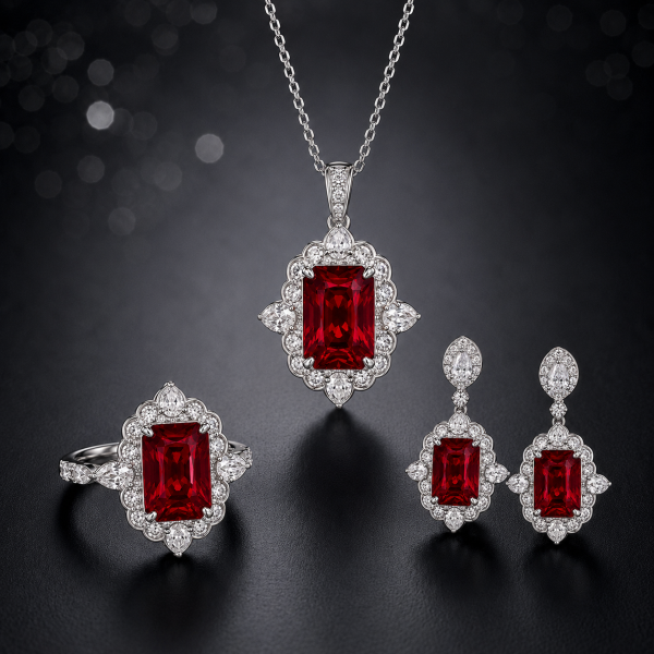 套組→有色寶石 